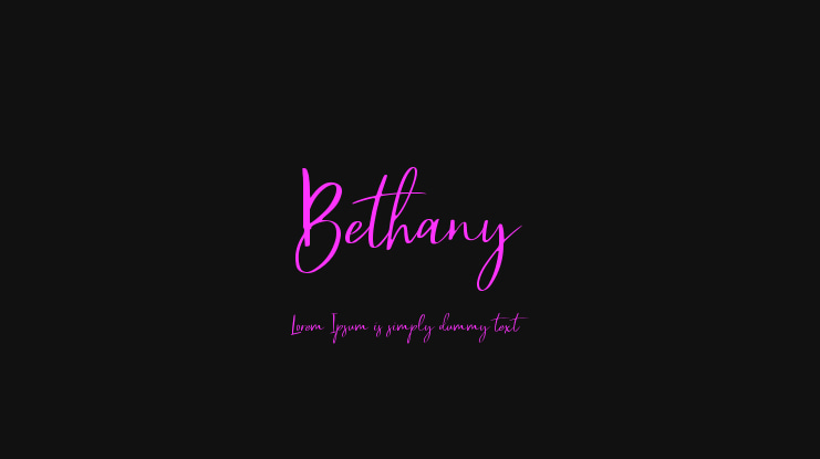 Bethany Font