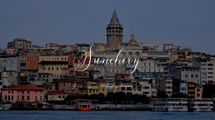 Sunchery Font