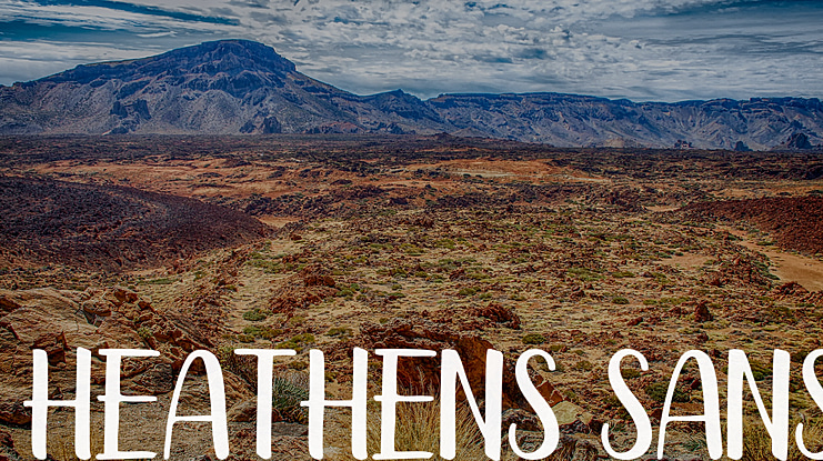 Heathens Sans Font Family