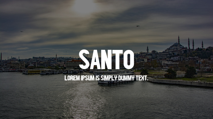 SANTO Font