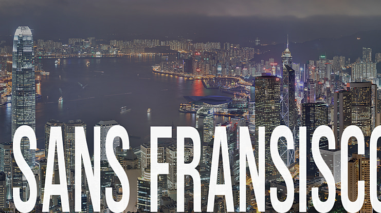 Sans Fransisco Font Family