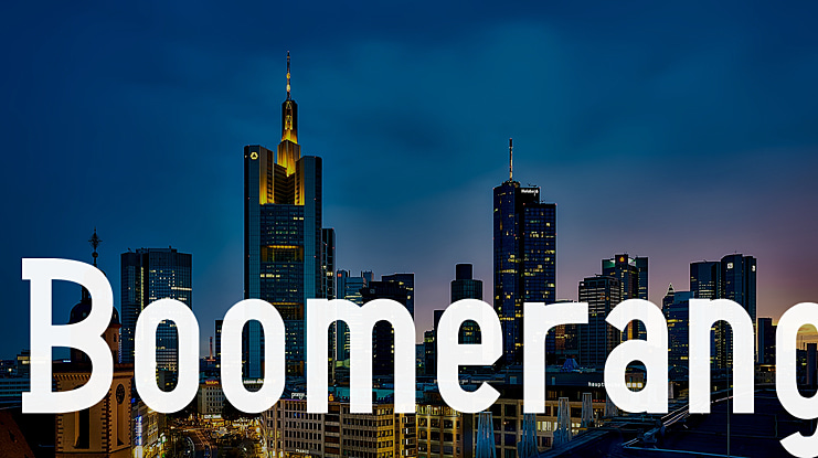 Boomerang Font