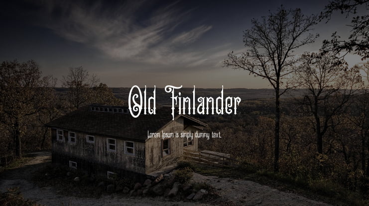 Old Finlander Font