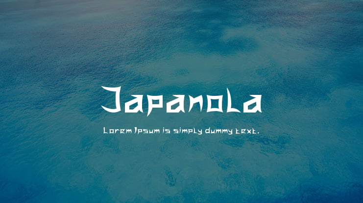 Japanola Font