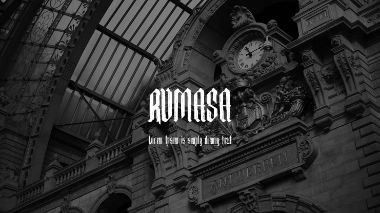 RUMASA Font