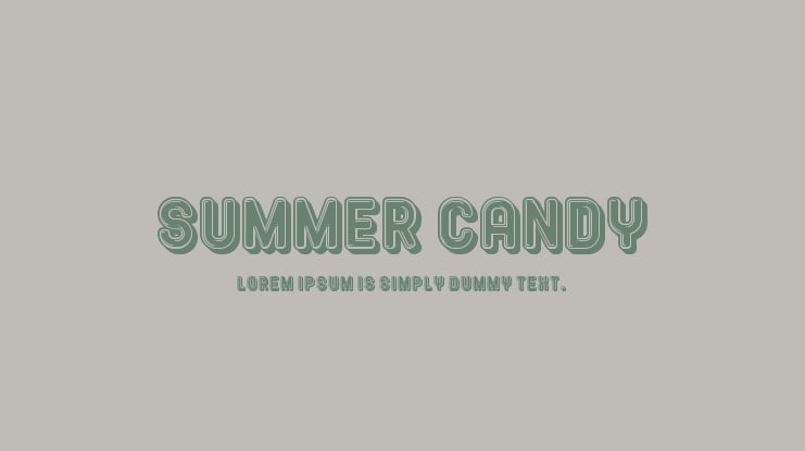Summer Candy Font Family