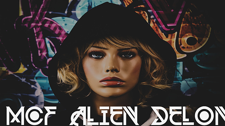 MCF Alien Delon Font