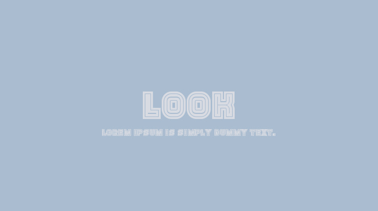 Look Font