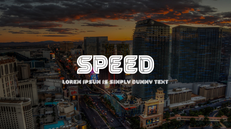 Speed Font Family