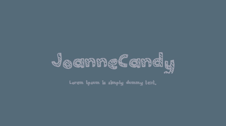JoanneCandy Font