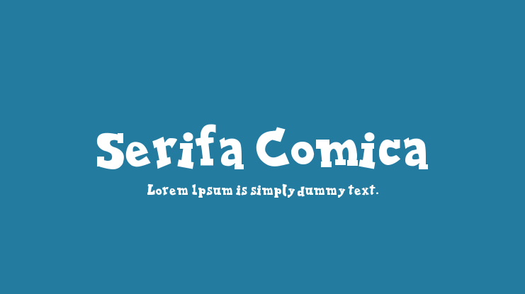 Serifa Comica Font