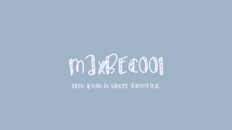 MaxBeCool Font