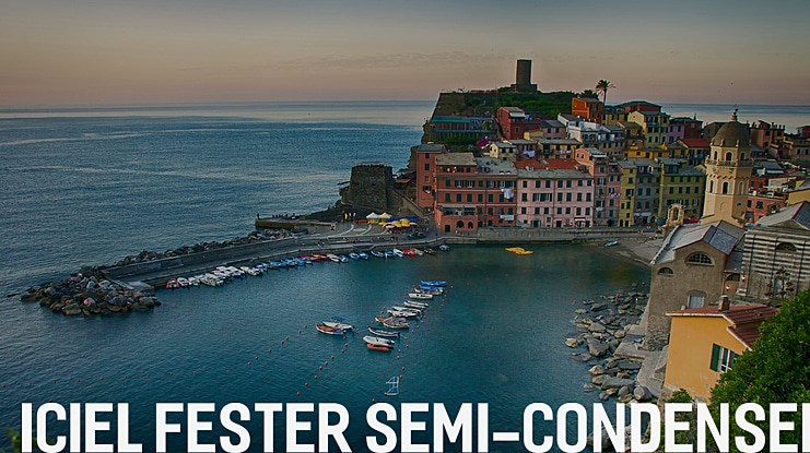 iCiel Fester Semi-Condensed Font