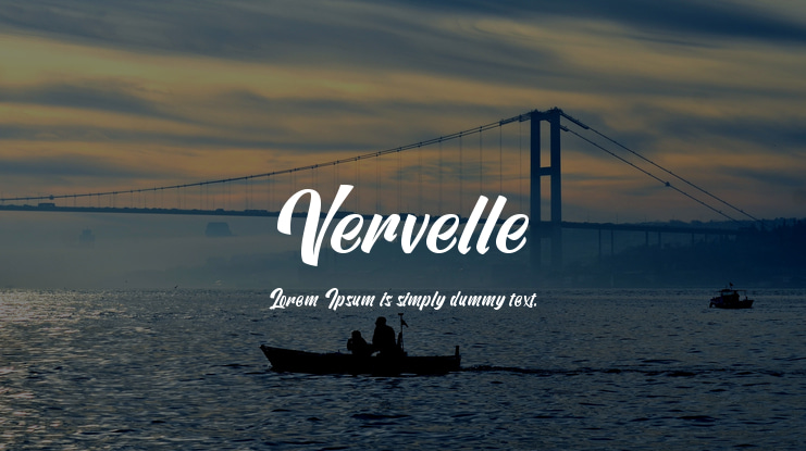 Vervelle Font