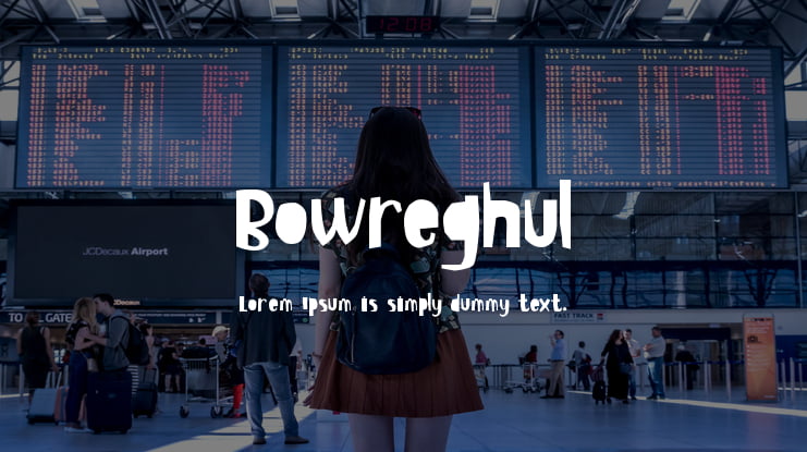 Bowreghul Font