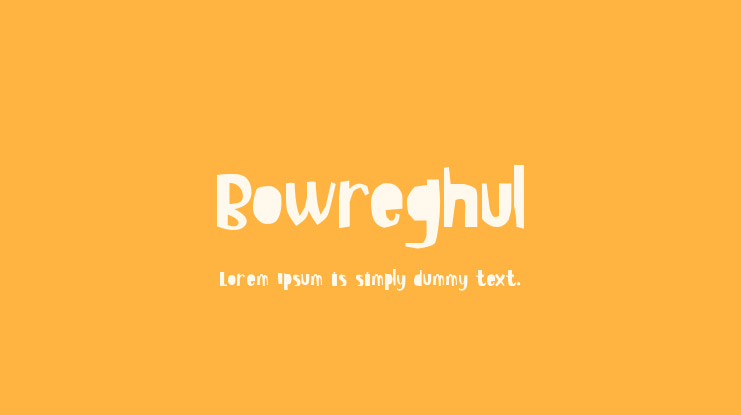 Bowreghul Font