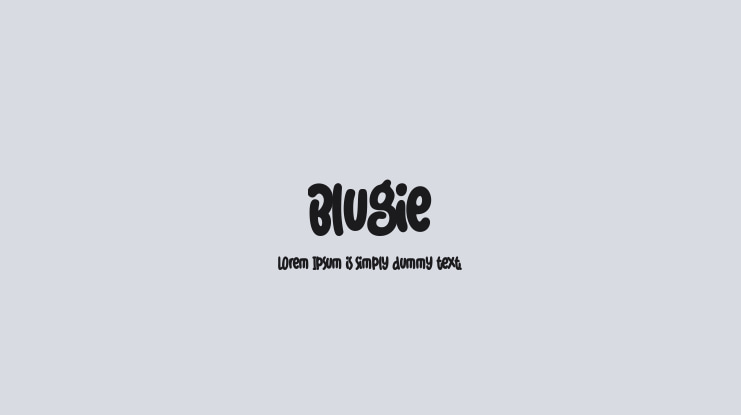 Blugie Font