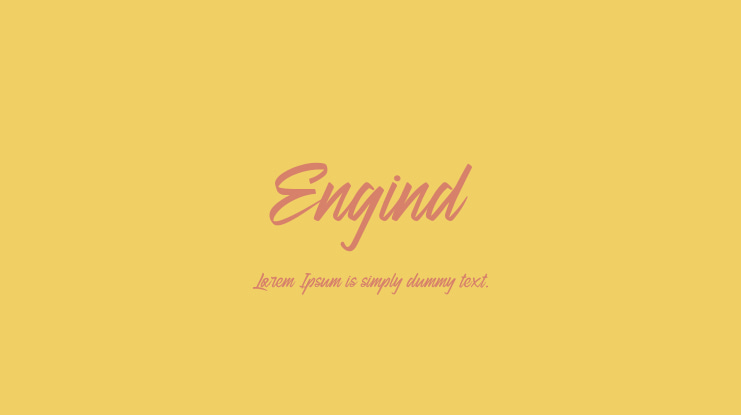 Engind Font