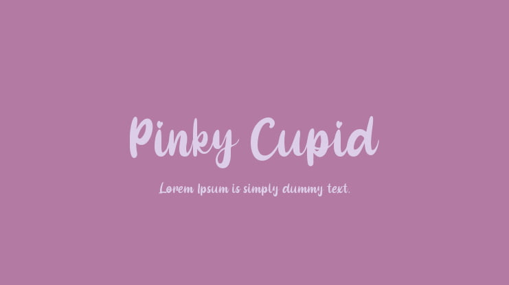 Pinky Cupid Font