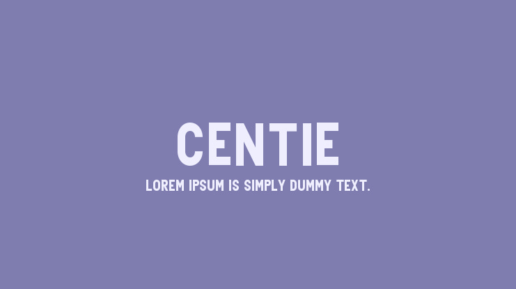 Centie Font