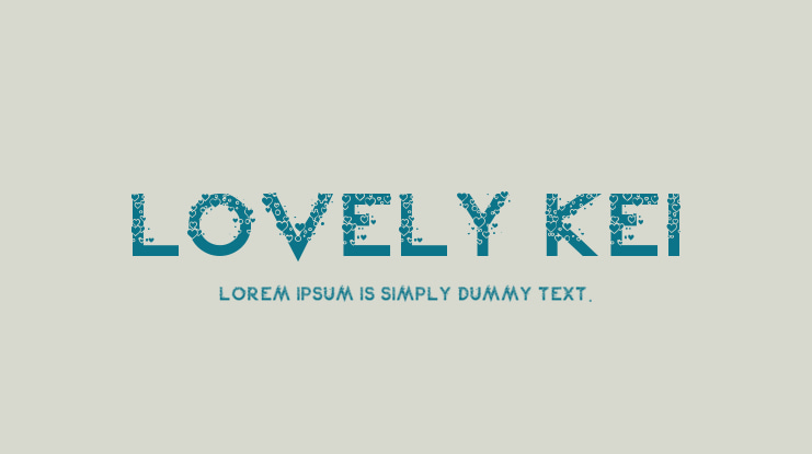 Lovely Kei Font
