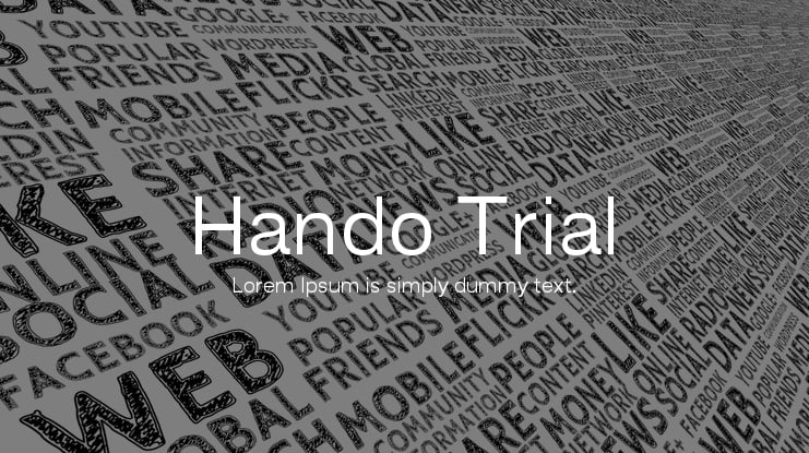 Hando Trial Font Family