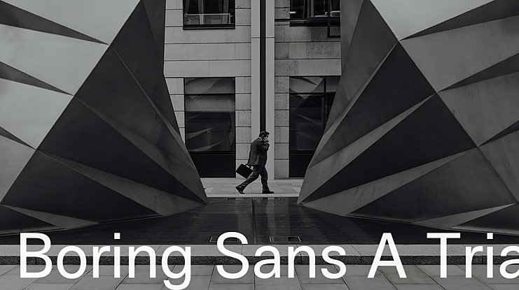 Boring Sans A Trial Font Family