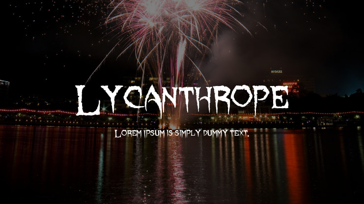 Lycanthrope Font