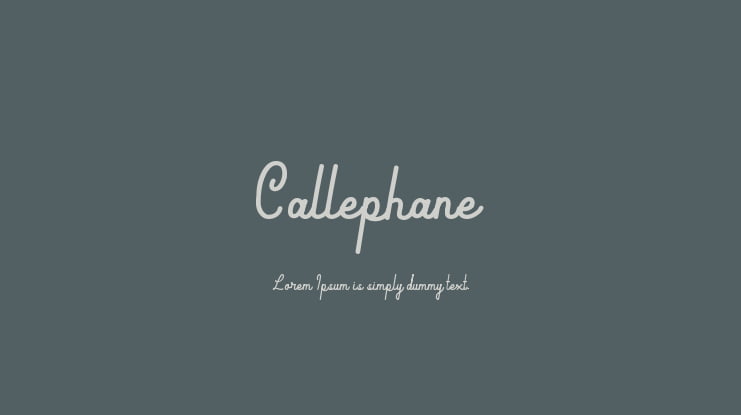 Callephane Font