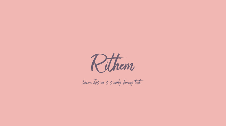 Rithem Font