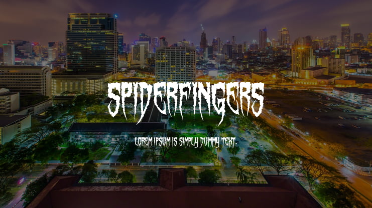 Spiderfingers Font