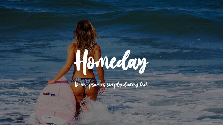 Homeday Font