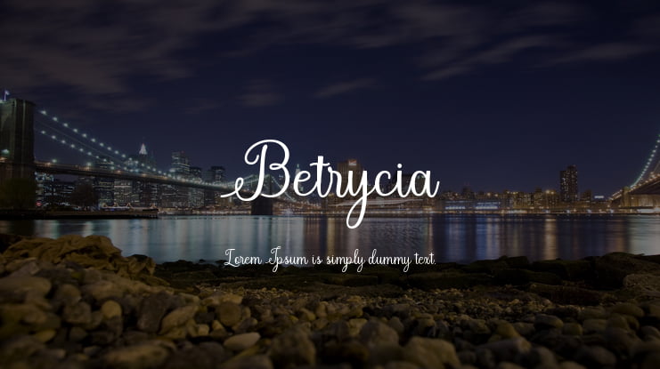 Betrycia Font