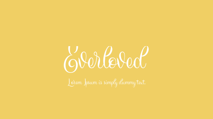 Everloved Font