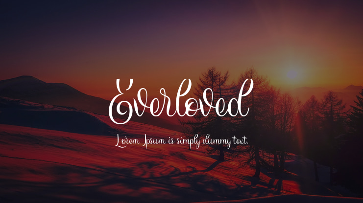 Everloved Font
