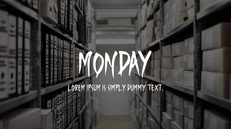 Monday Font