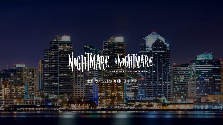 Nightmare 5 Font