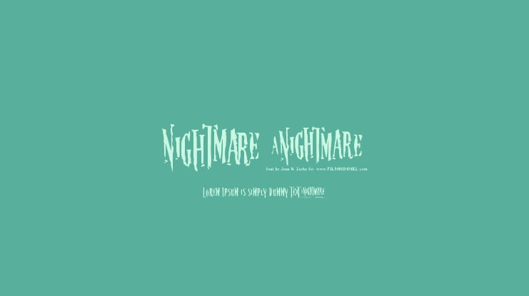 Nightmare 5 Font