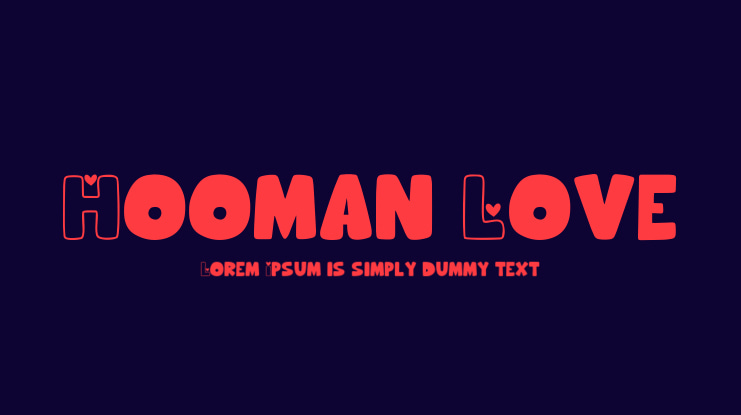 Hooman Love Font
