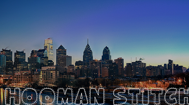 Hooman Stitch Font