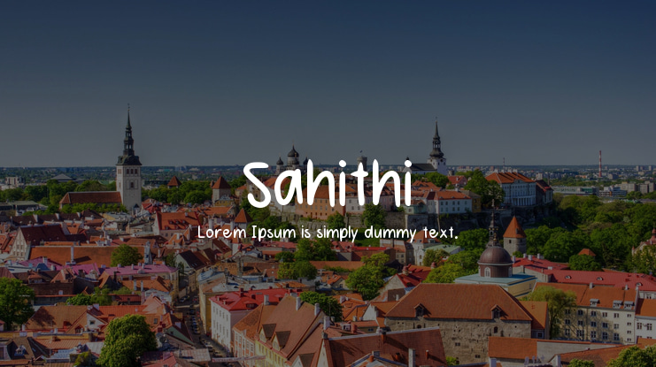 Sahithi Font