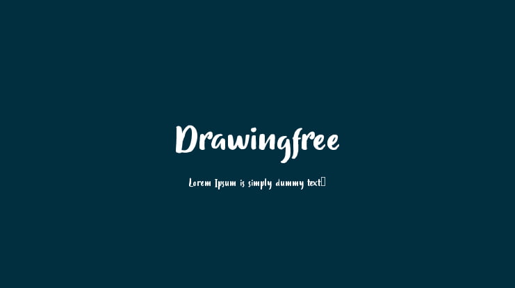 Drawingfree Font