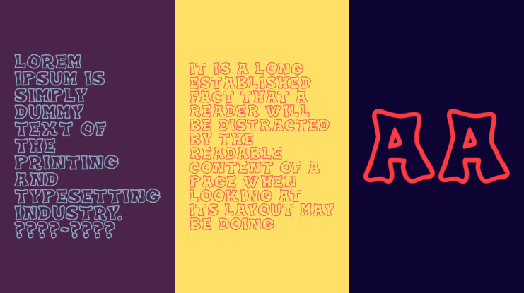 JMH KORAK OUTLINE Font Family