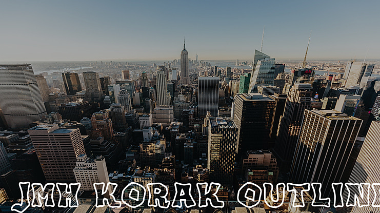JMH KORAK OUTLINE Font Family