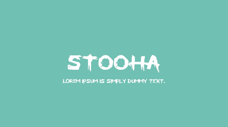 STOOHA Font