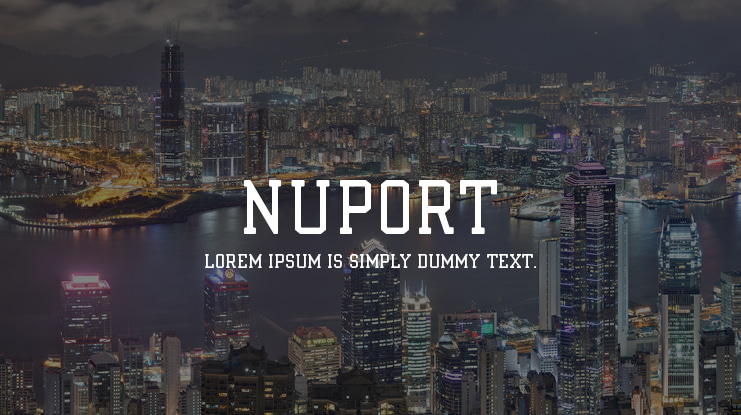 Nuport Font