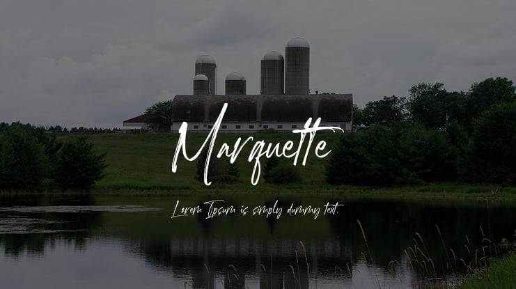 Marquette Font