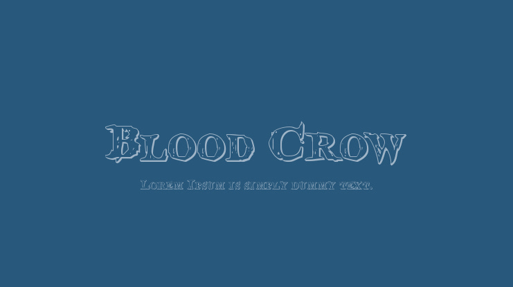 Blood Crow Font Family