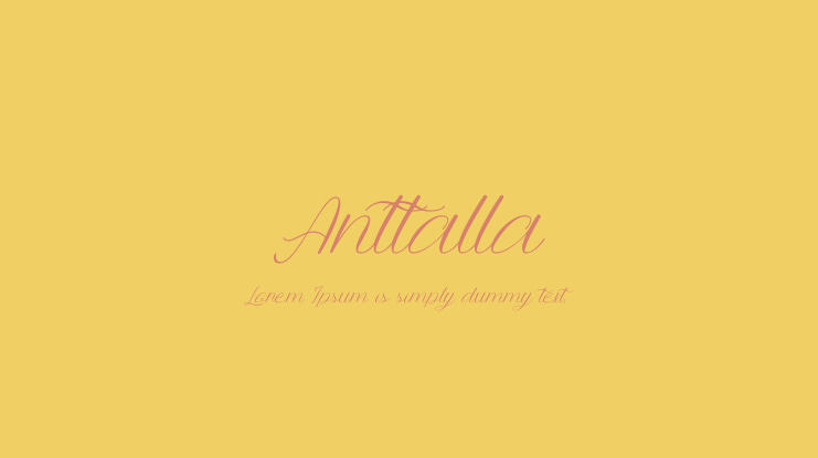 Anttalla Font