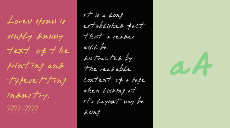 Yuqato Handwriting Font